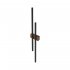 Kinkiet LED 36W FLASH BLACK WOOD 6628 TK Lighting
