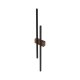 Kinkiet LED 36W FLASH BLACK WOOD 6628 TK Lighting