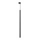 Lampa szynowa TRACER FERRO Czarna – tuba 200 cm, gwint G9
