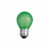 Żarówka żarowa Kulka 15W E27 GREEN WOJ+11034 Spectrum