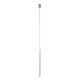 Lampa wisząca FERRO SABIA CHAMPAGNE – aluminium, G9, 155 cm