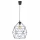 Lampa wisząca GALAXY BLACK – geometryczny drut, gwint E27
