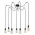 Lampa wisząca QUALLE czarny 2363 TK Lighting