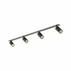 Lampa reflektor spot poczwórny podtynkowy AMIS BLACK 10809 TK Lighting