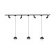 Zestaw jednofazowy z reflektorkami i lampa wiszącymi TRACER SET BONO BLACK 145 10605 TK Lighting