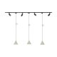 Zestaw jednofazowy z reflektorkami i lampa wiszącymi TRACER SET CONO BEIGE 142 10602 TK Lighting