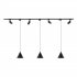 Zestaw jednofazowy z reflektorkami i lampa wiszącymi TRACER SET CONO BLACK 139 10599 TK Lighting