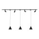 Zestaw jednofazowy z reflektorkami i lampa wiszącymi TRACER SET CONO BLACK 139 10599 TK Lighting