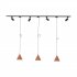 Zestaw jednofazowy z reflektorkami i lampa wiszącymi TRACER SET CONO BRICK 141 10601 TK Lighting