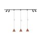 Zestaw jednofazowy z reflektorkami i lampa wiszącymi TRACER SET CONO BRICK 150 10610 TK Lighting