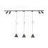 Zestaw jednofazowy z reflektorkami i lampa wiszącymi TRACER SET CONO BROWN 149 10609 TK Lighting