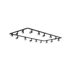 Zestaw jednofazowy z reflektorkami TRACER SET BLACK 29 10468 TK Lighting