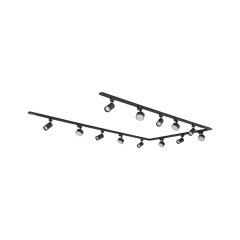 Zestaw jednofazowy z reflektorkami TRACER SET BLACK 55 10494 TK Lighting
