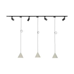 Zestaw jednofazowy z reflektorkami i lampa wiszącymi TRACER SET CONO BEIGE 142 10602 TK Lighting