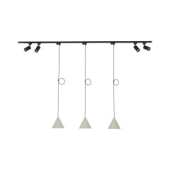 Zestaw jednofazowy z reflektorkami i lampa wiszącymi TRACER SET CONO BEIGE 151 10611 TK Lighting