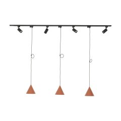Zestaw jednofazowy z reflektorkami i lampa wiszącymi TRACER SET CONO BRICK 141 10601 TK Lighting