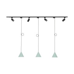Zestaw jednofazowy z reflektorkami i lampa wiszącymi TRACER SET CONO MINT 143 10603 TK Lighting